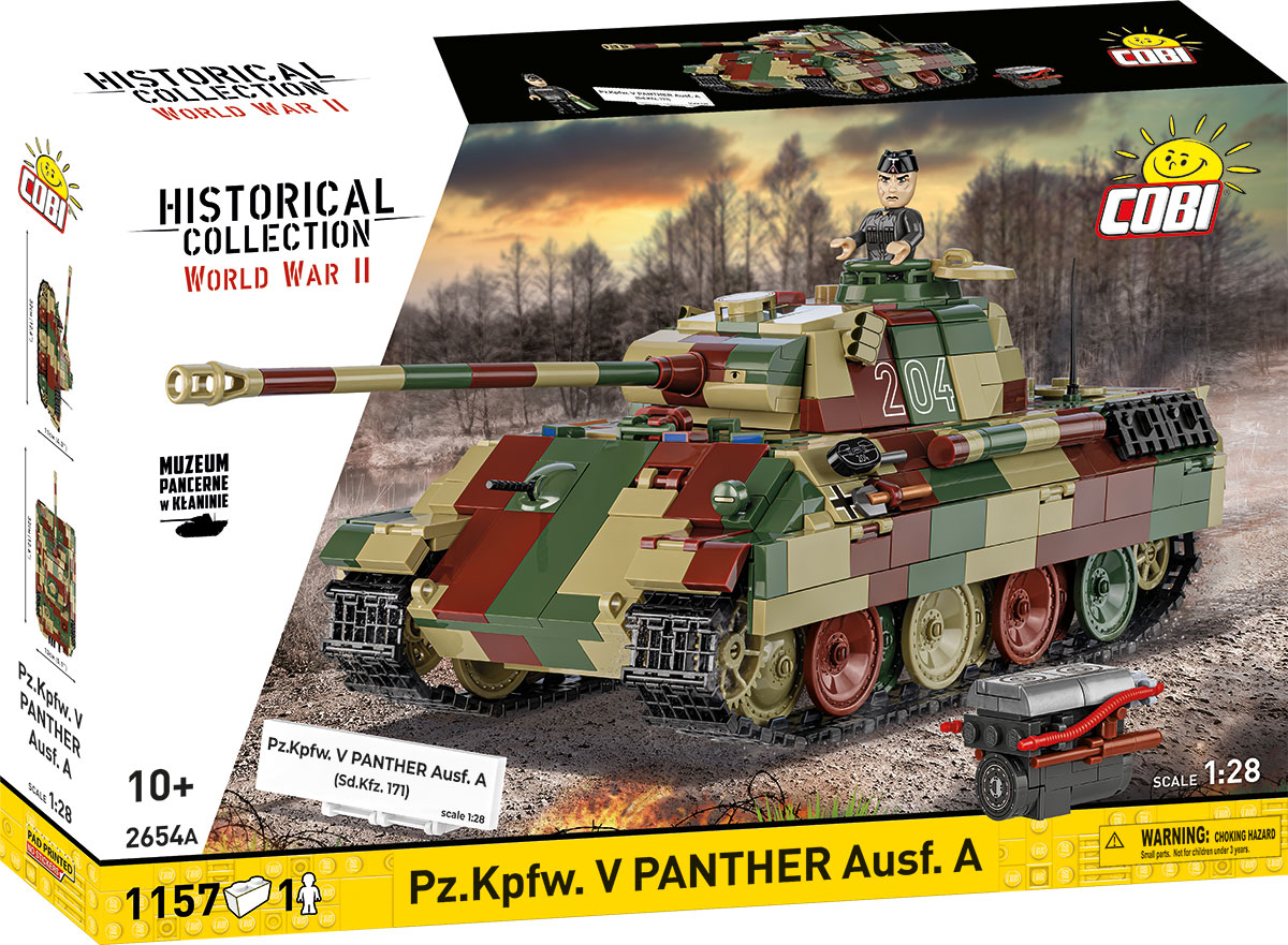COBI 2654A Pz.Kpfw. V Panther Ausf. A | 1157 Teile 1:28