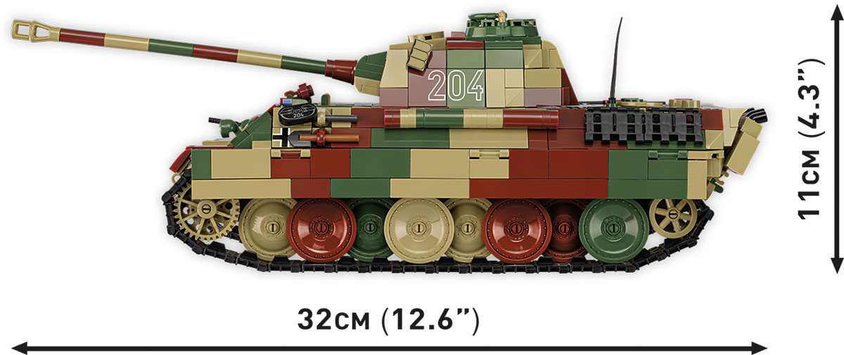 COBI 2654A Pz.Kpfw. V Panther Ausf. A | 1157 Teile 1:28 – Bild 10