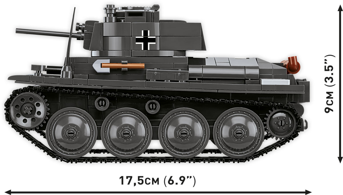 COBI 2666 Panzer 38(t) / LT vz. 38 (1:28) | Militär – Bild 11