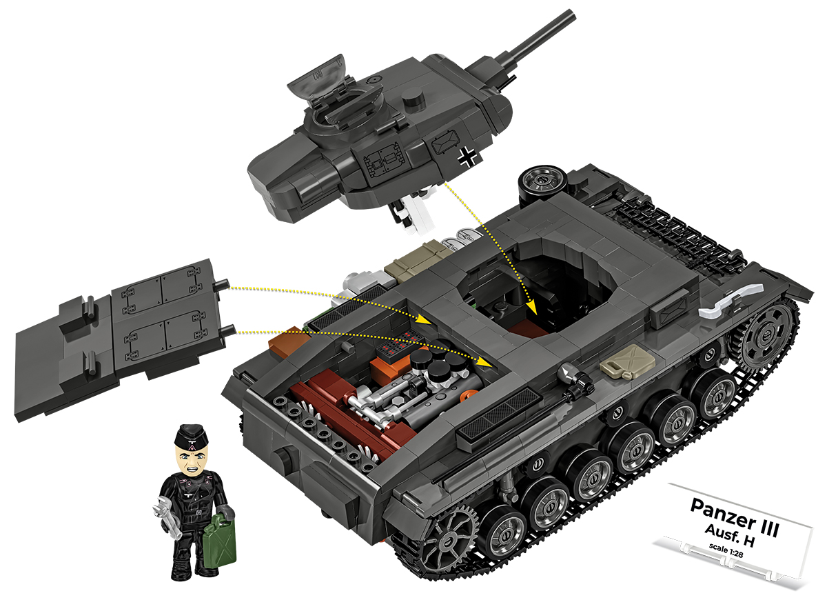 COBI 2672 Panzer III Ausf. H (1:28) | Militär – Bild 5