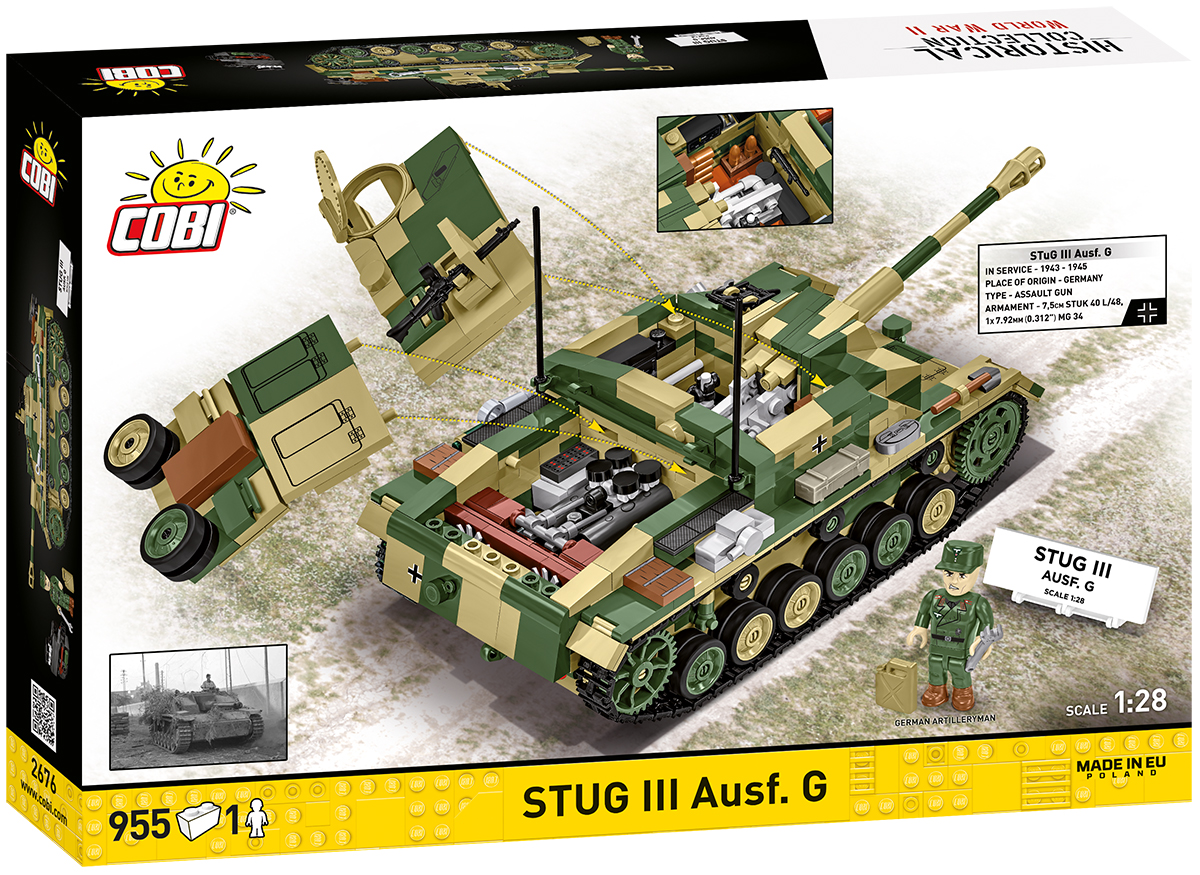 COBI 2676 StuG III Ausf. G | 955 Teile 1:28 – Bild 2
