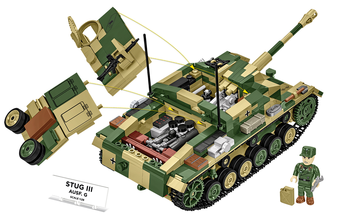 COBI 2676 StuG III Ausf. G | 955 Teile 1:28 – Bild 6