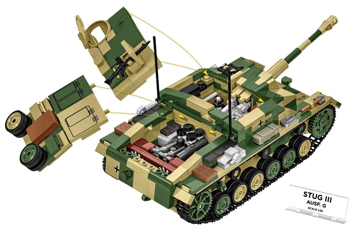 COBI 2676 StuG III Ausf. G | 955 Teile 1:28 – Bild 4