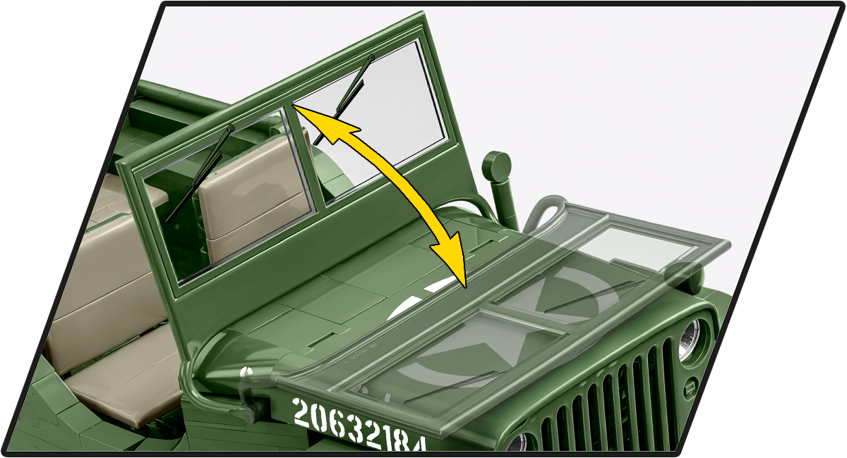 COBI 2805 Willys® MB Jeep® 1:12 | 1207 Teile – Bild 9