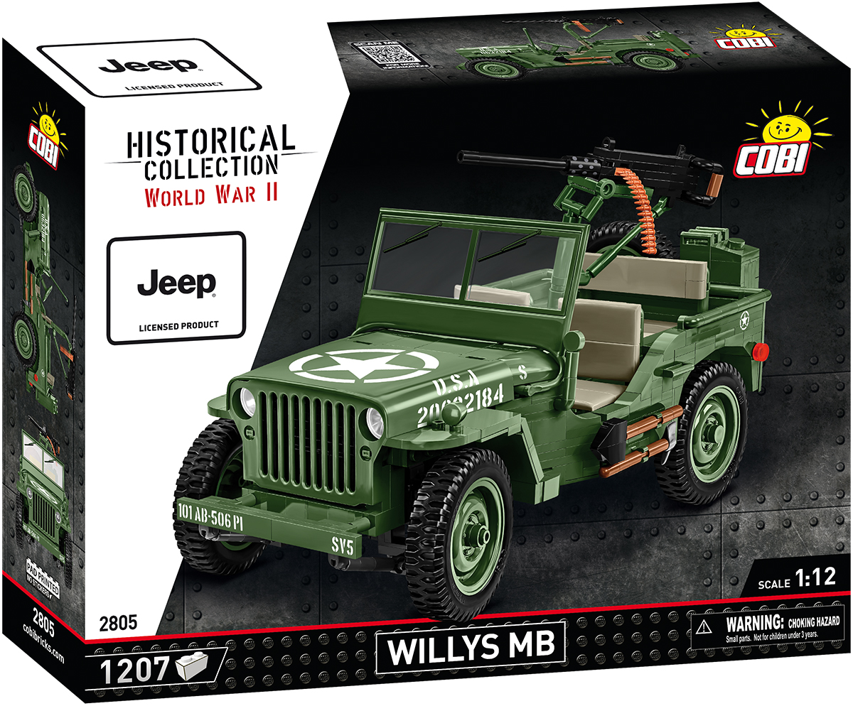 COBI 2805 Willys® MB Jeep® 1:12 | 1207 Teile