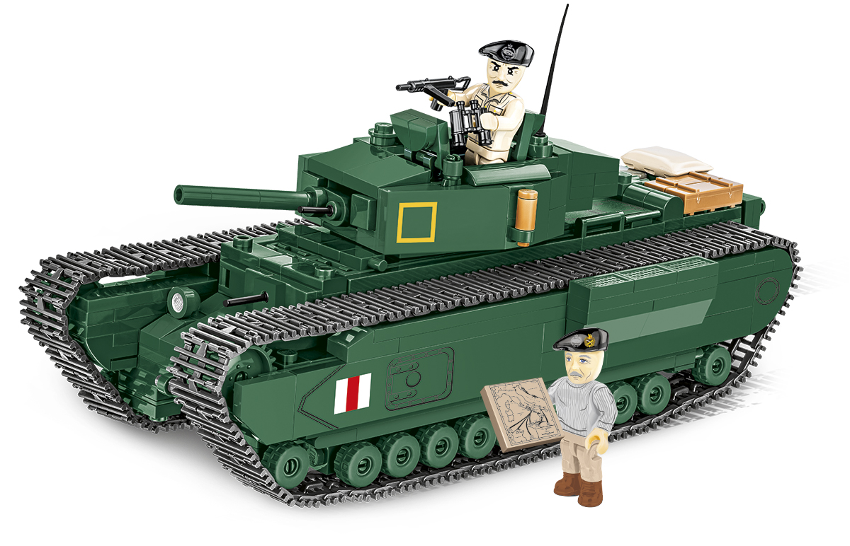 COBI 3128 Mark IV Churchill | 668 Teile 1:35 mit 2 Figuren – Bild 3