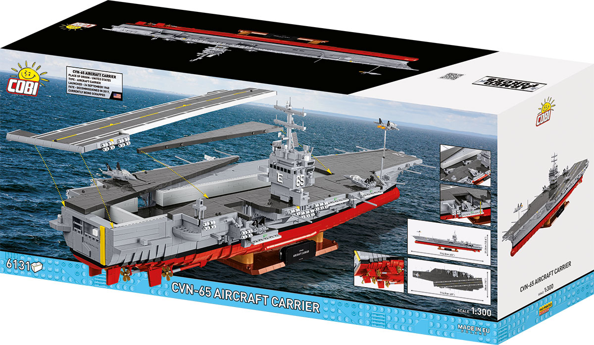 COBI 4869 CVN-65 Aircraft Carrier Enterprise | 6131 Teile 1:300 – Bild 3