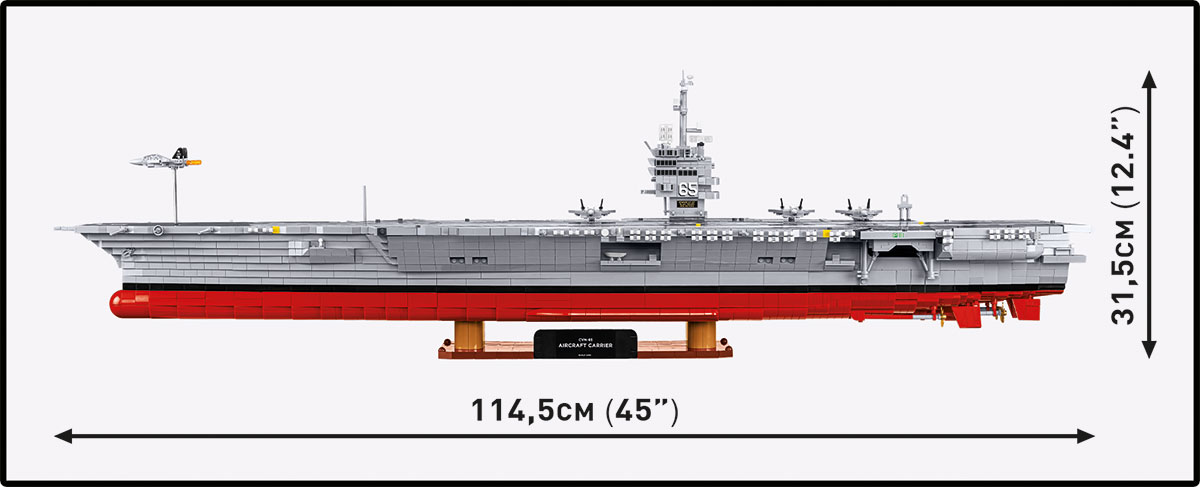 COBI 4869 CVN-65 Aircraft Carrier Enterprise | 6131 Teile 1:300 – Bild 5