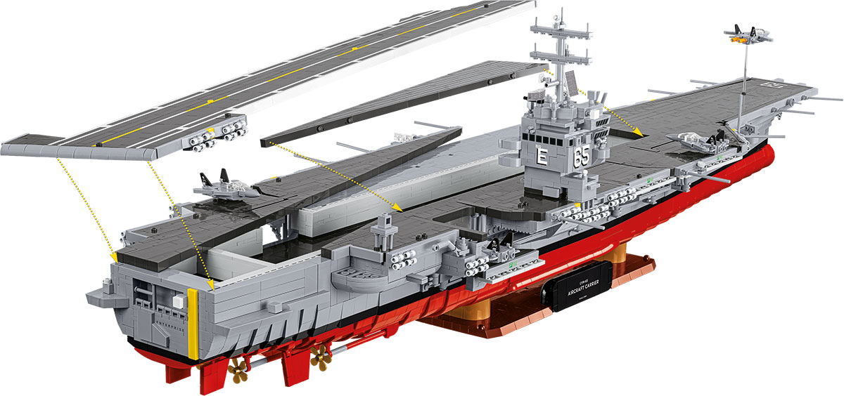 COBI 4869 CVN-65 Aircraft Carrier Enterprise | 6131 Teile 1:300 – Bild 7