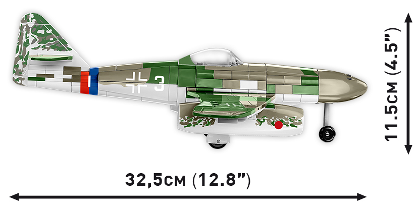 COBI 5721 Messerschmitt Me 262 (1:32) | Düsenjäger – Bild 4
