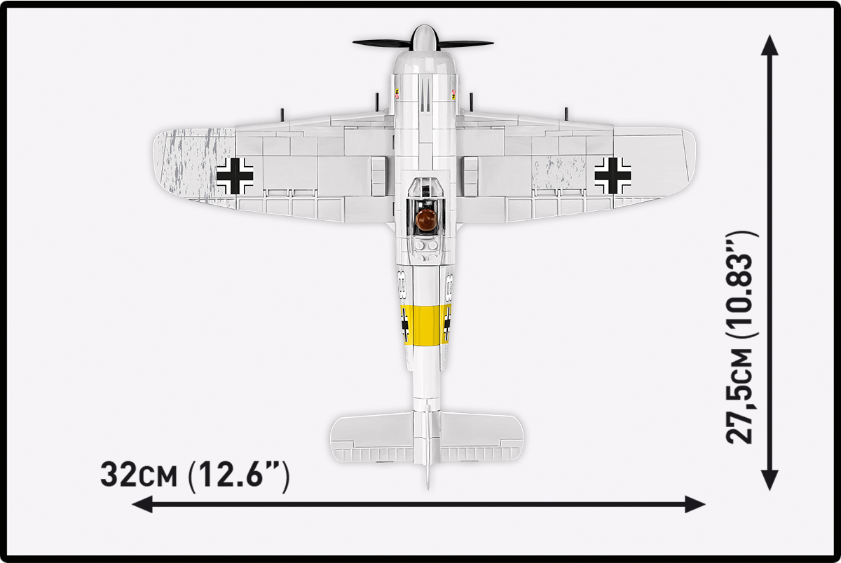 COBI 5775 Focke-Wulf Fw 190 A-4 | 390 Teile 1:32 Jagdflugzeug – Bild 4