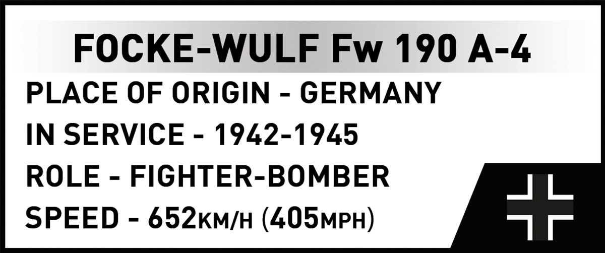 COBI 5775 Focke-Wulf Fw 190 A-4 | 390 Teile 1:32 Jagdflugzeug – Bild 11