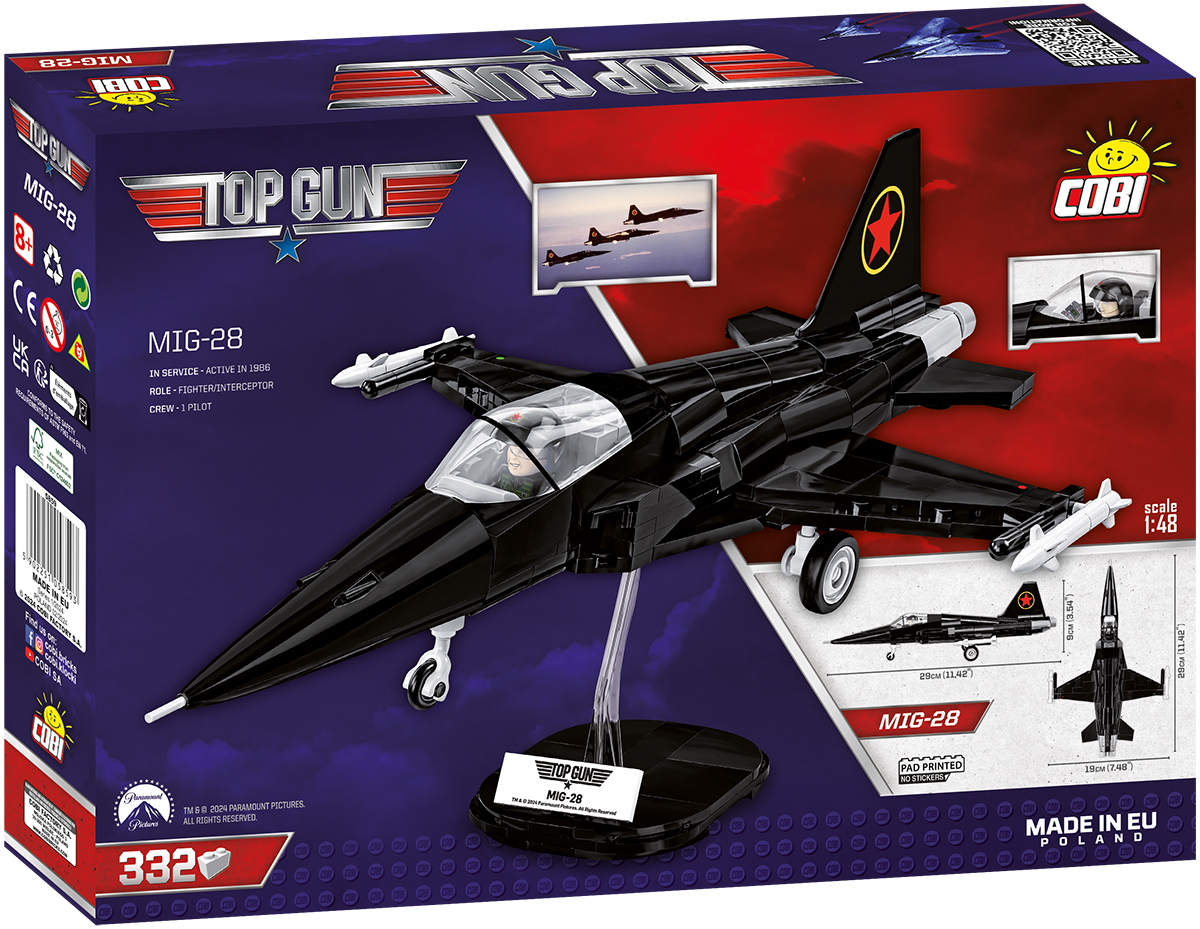 COBI 5859 MiG-28 Top Gun® | 332 Teile Jet 1:48 – Bild 2