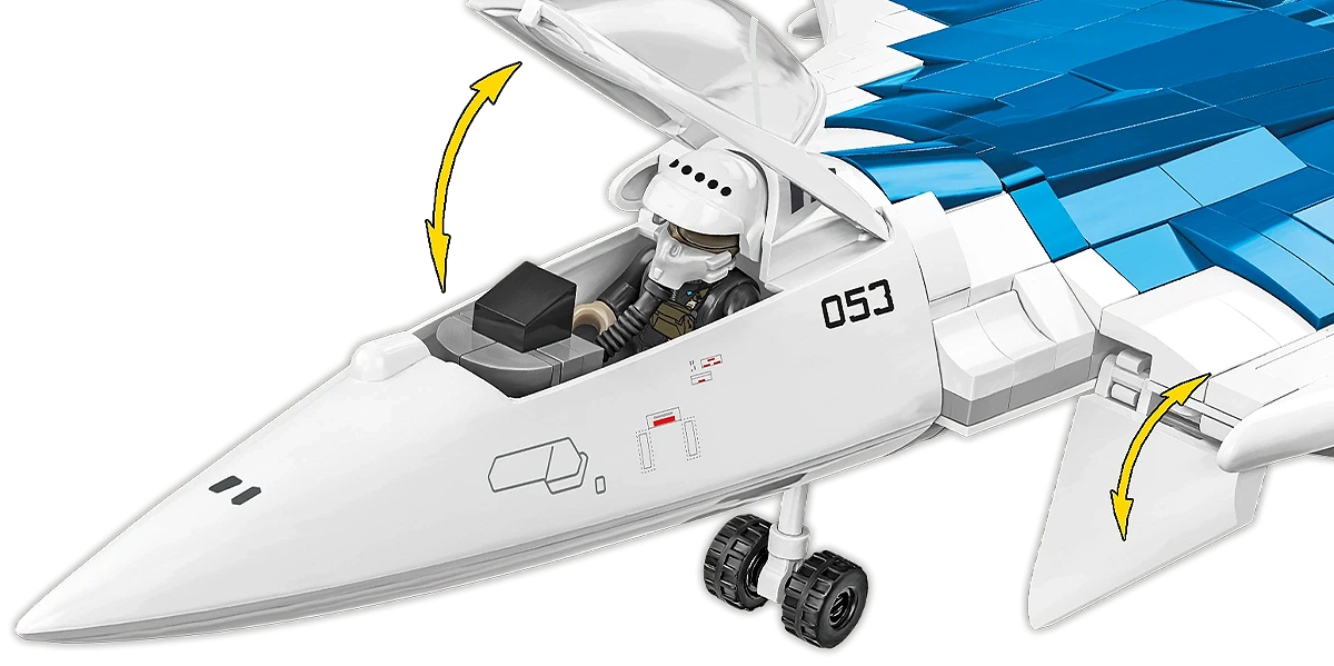 COBI 5909 Su-57 Felon (1:48) | Moderner Stealth-Jet – Bild 8