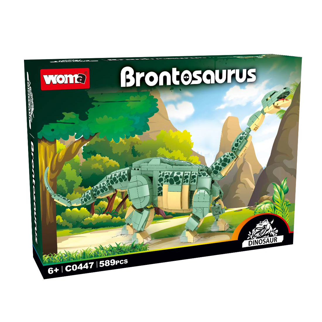 WOMA C0447-DS Brontosaurus | 589 Teile Dino