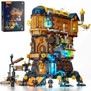 Lumibricks L9103 Alchemist's Moving Castle mit LED | 2690 Teile