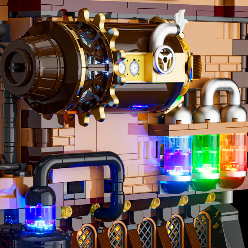 Lumibricks L9103 Alchemist's Moving Castle mit LED | 2690 Teile – Bild 11