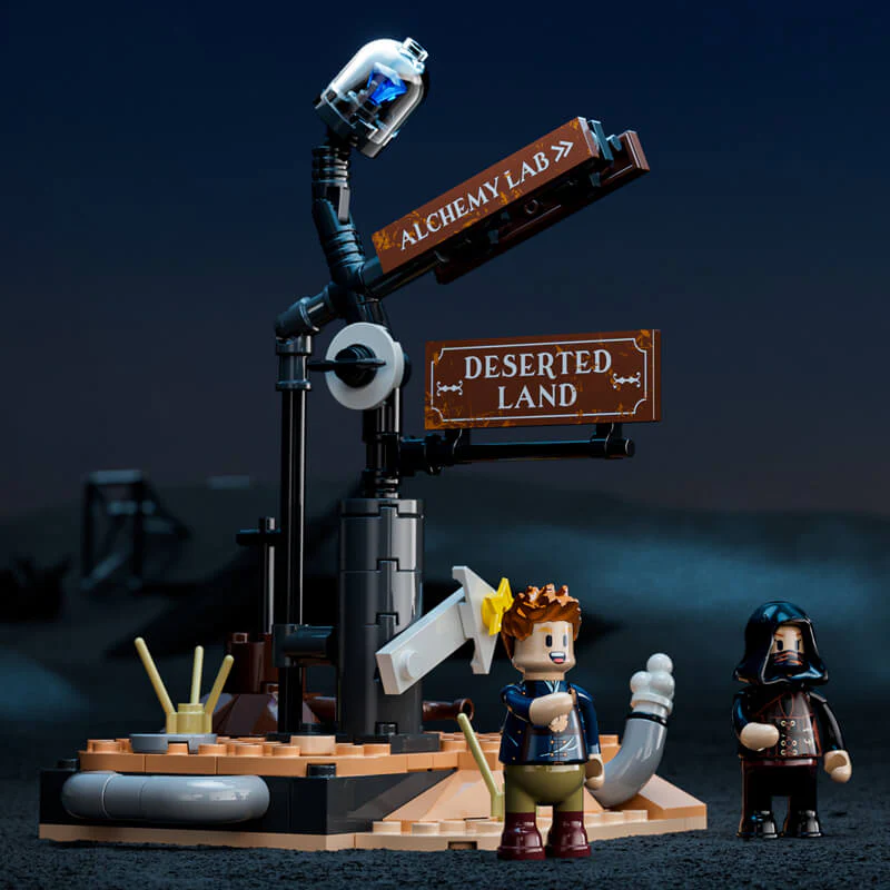Lumibricks L9103 Alchemist's Moving Castle mit LED | 2690 Teile – Bild 13