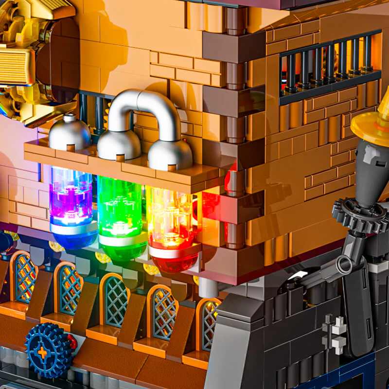 Lumibricks L9103 Alchemist's Moving Castle mit LED | 2690 Teile – Bild 7
