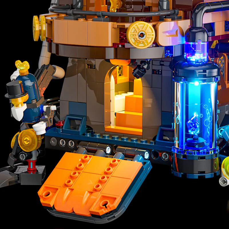 Lumibricks L9103 Alchemist's Moving Castle mit LED | 2690 Teile – Bild 9