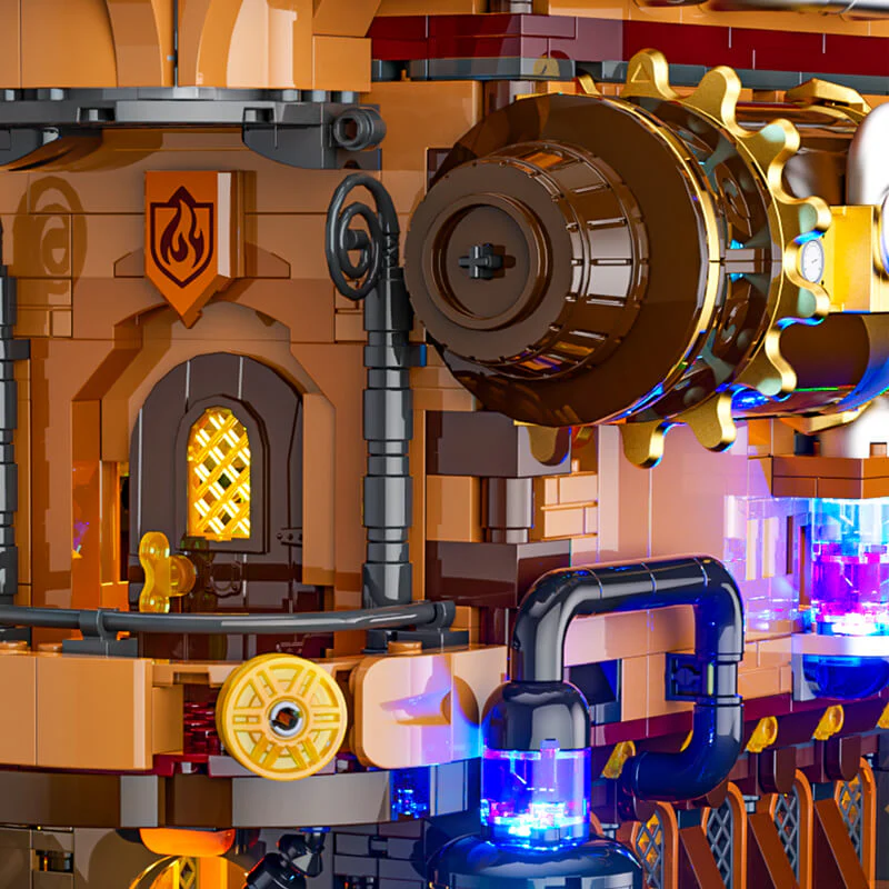 Lumibricks L9103 Alchemist's Moving Castle mit LED | 2690 Teile – Bild 10