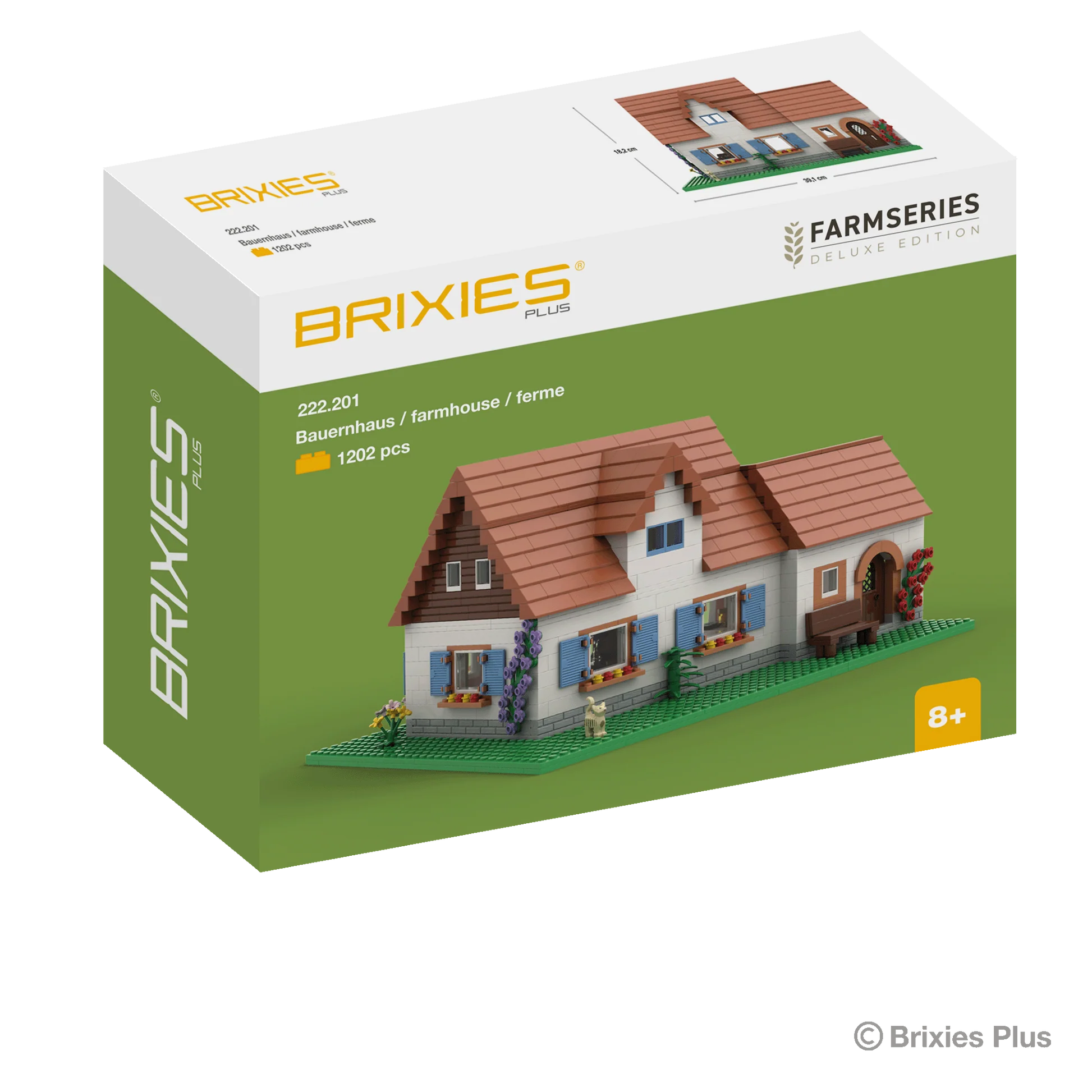 BRIXIES Plus 222.201 Bauernhaus (1122 Teile) | Landhaus