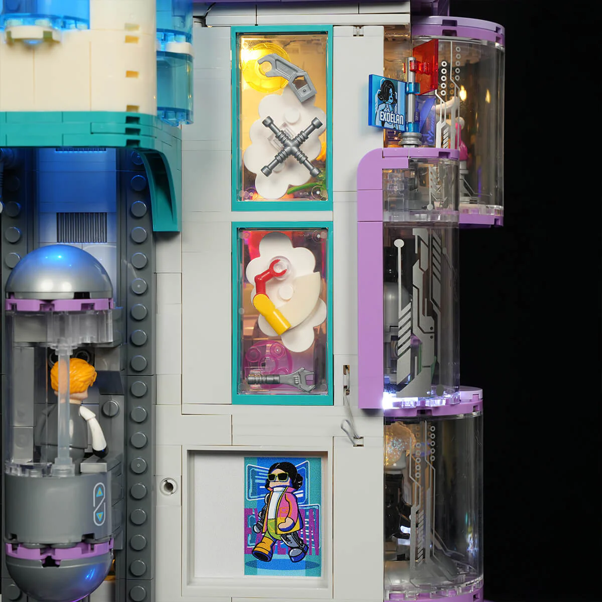 Lumibricks 17007 Cyber Couture Galleria | 2701 Teile LED – Bild 7
