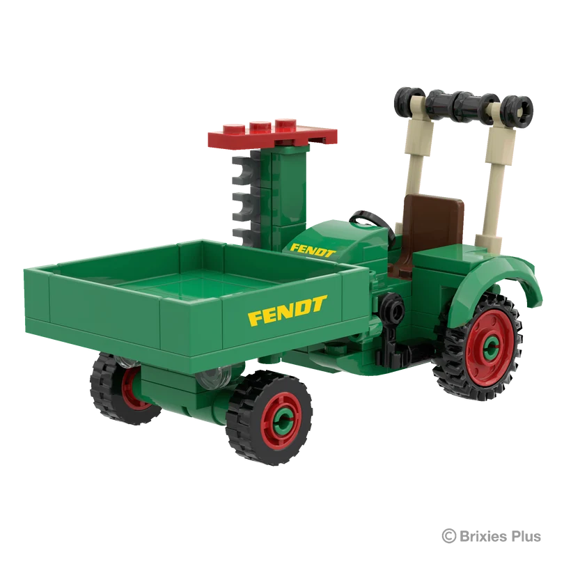 BRIXIES Plus 222.705 Fendt GT + Zubehör Traktor | Landwirtschaft