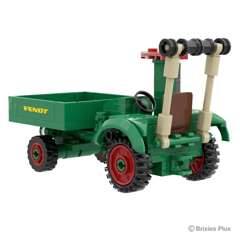 BRIXIES Plus 222.705 Fendt GT + Zubehör Traktor | Landwirtschaft – Bild 2