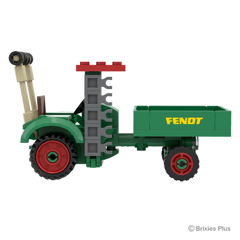 BRIXIES Plus 222.705 Fendt GT + Zubehör Traktor | Landwirtschaft – Bild 4