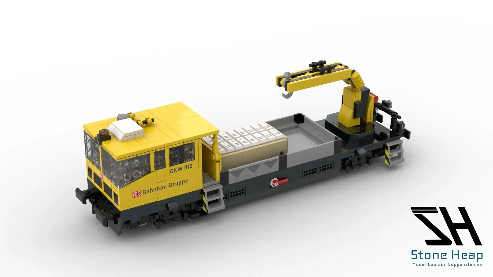 Stone Heap SH-3013 GKW 310 Gleiskraftwagen | 813 Teile – Bild 2