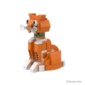 BRIXIES Plus 222.227 Farmbuddies Hauskatze | Tier-Bauset