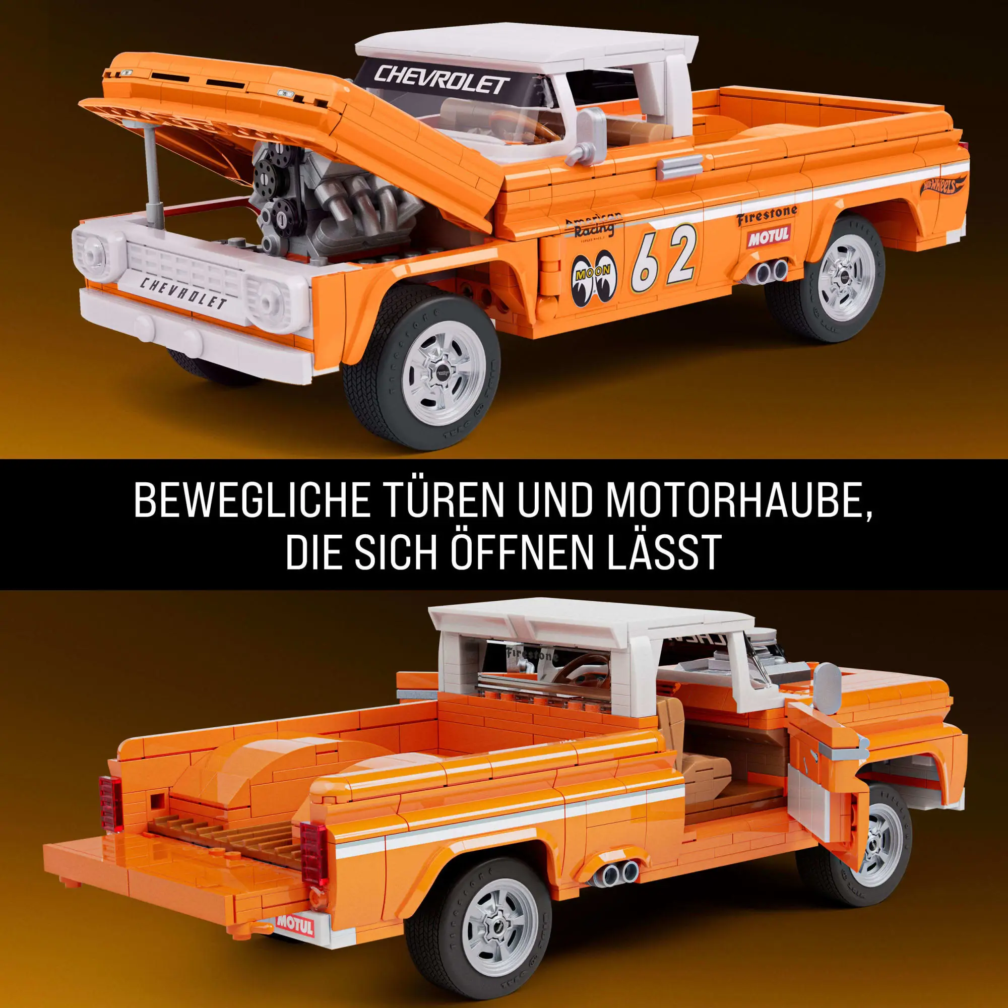 Mattel Hot Wheels Custom ’62 Chevy Pickup 1:16 Bauset | Mattel Elite Series – Bild 4