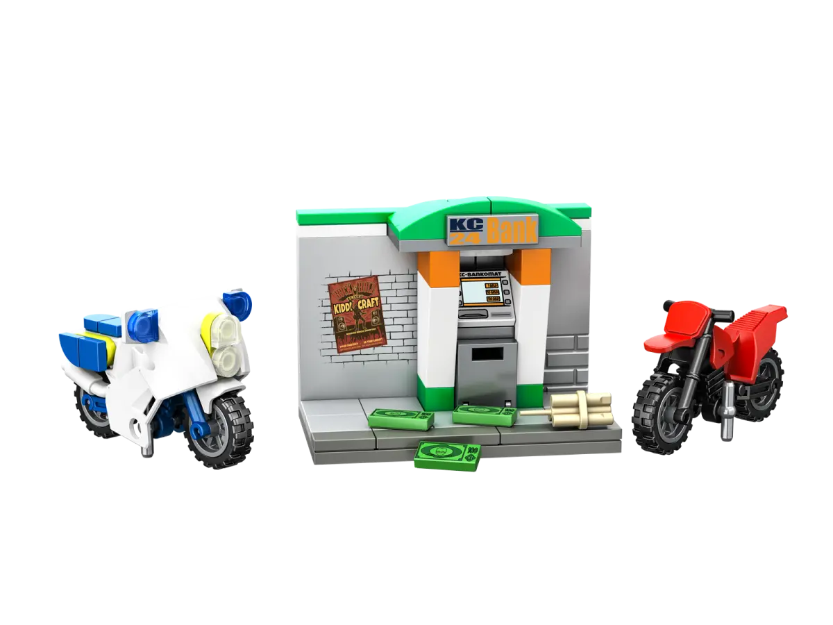 Kiddicraft KC1212 Geldautomaten-Raub | 116 Teile – Bild 4