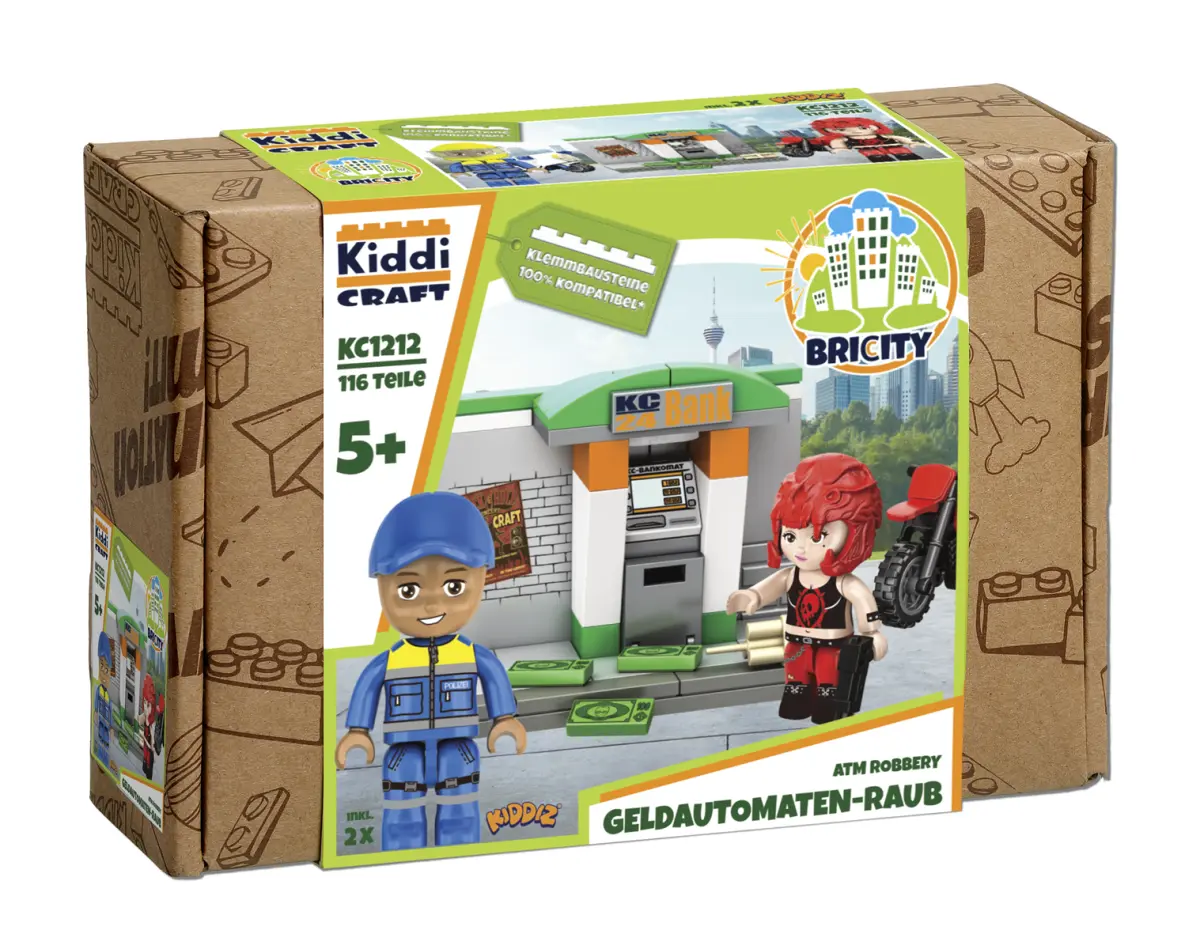 Kiddicraft KC1212 Geldautomaten-Raub | 116 Teile