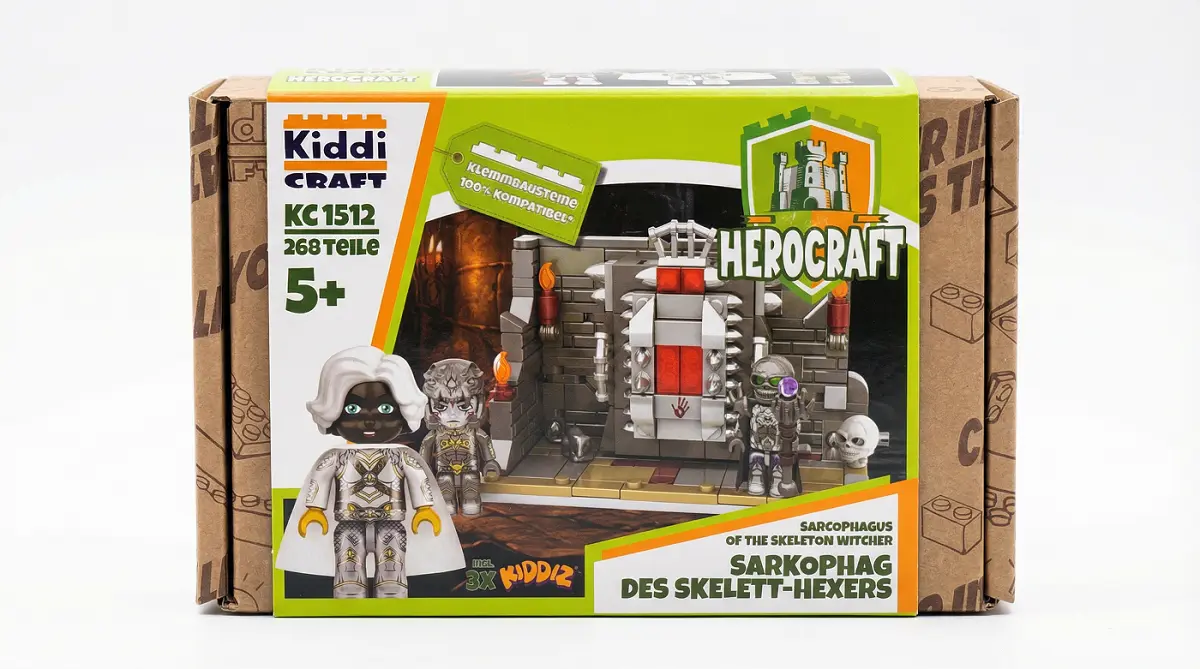 Kiddicraft KC1512 Sarkophag des Skelett-Hexers | 268 Teile