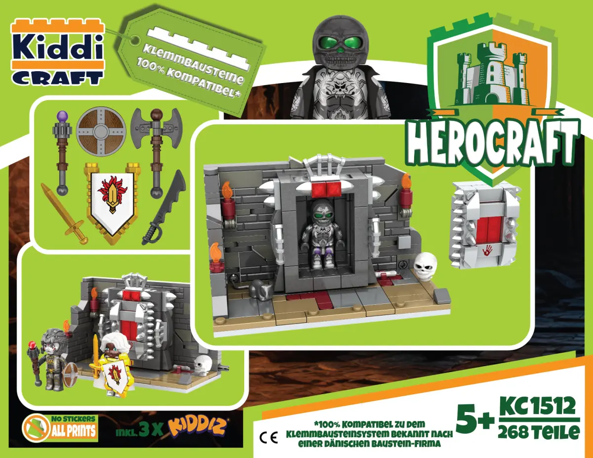 Kiddicraft KC1512 Sarkophag des Skelett-Hexers | 268 Teile – Bild 2