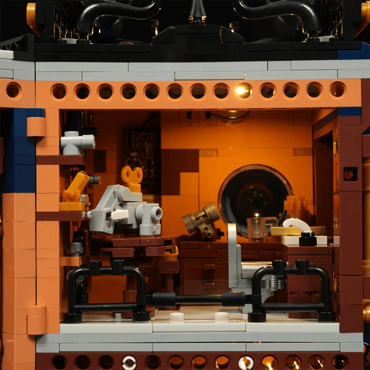 Lumibricks 11015 Steampunk Mechanical Workshop mit LED | 2006 Teile – Bild 12