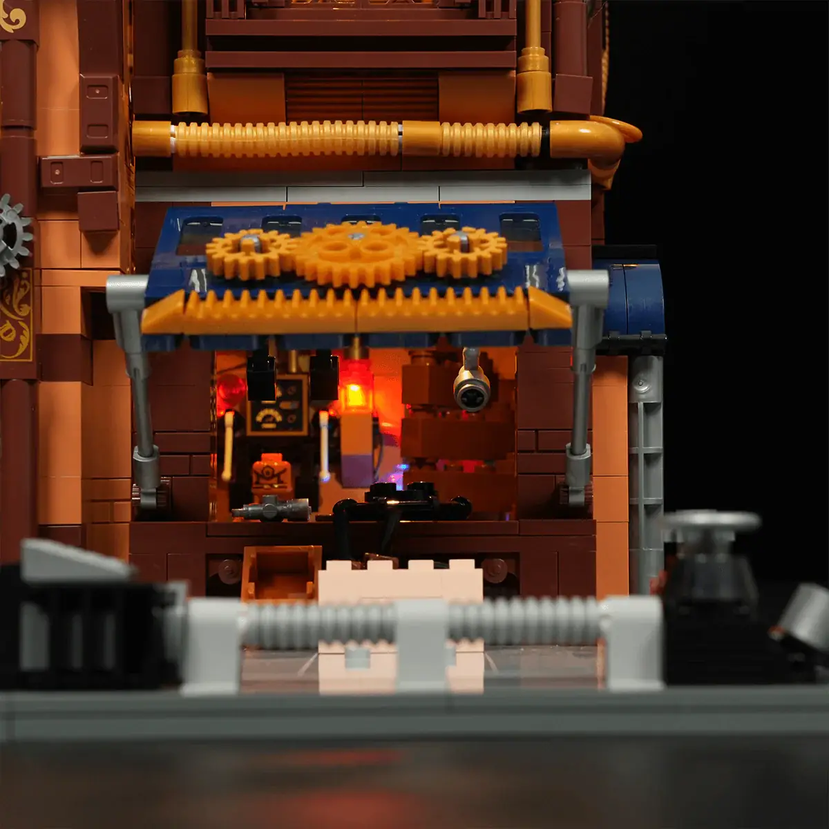 Lumibricks 11015 Steampunk Mechanical Workshop mit LED | 2006 Teile – Bild 7
