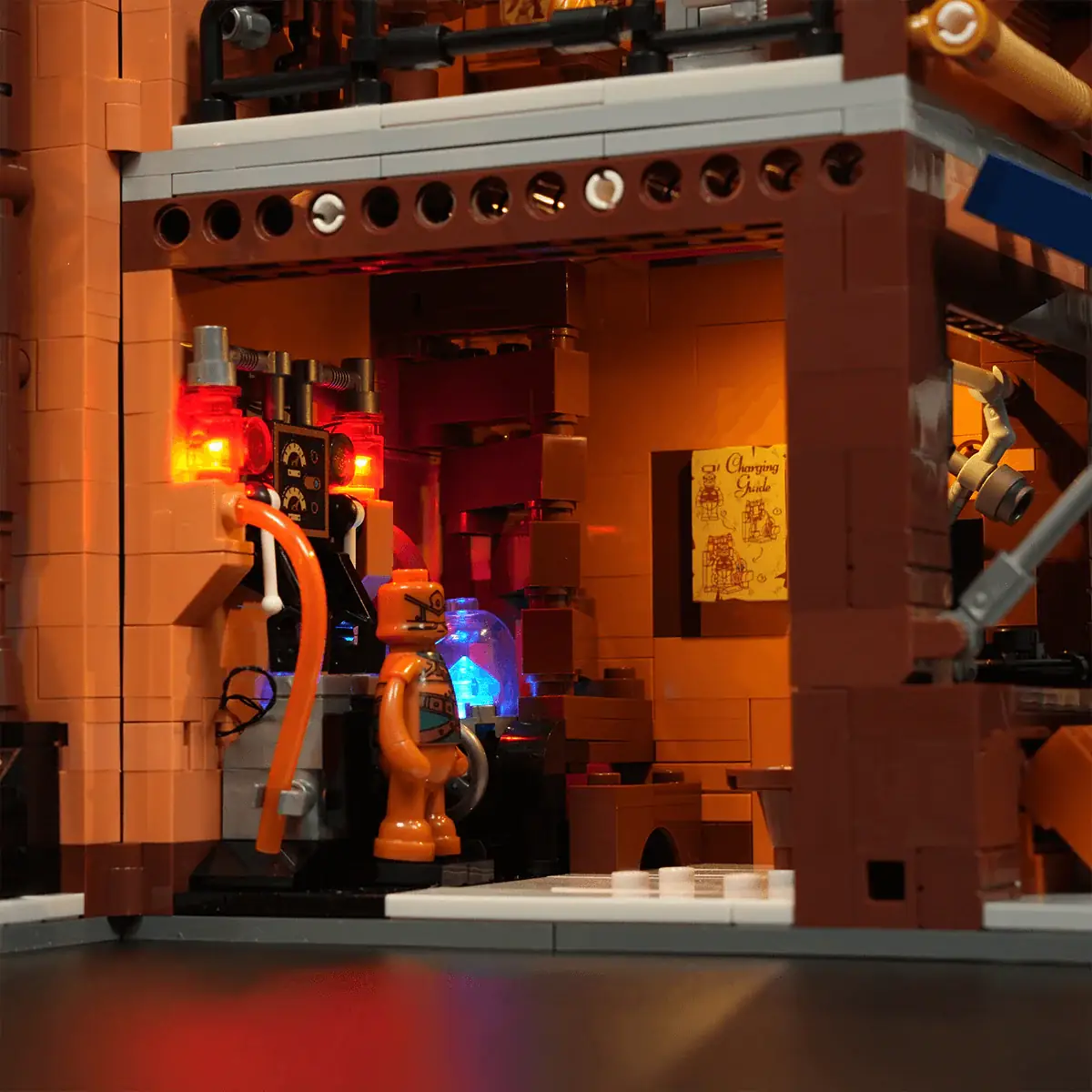 Lumibricks 11015 Steampunk Mechanical Workshop mit LED | 2006 Teile – Bild 9