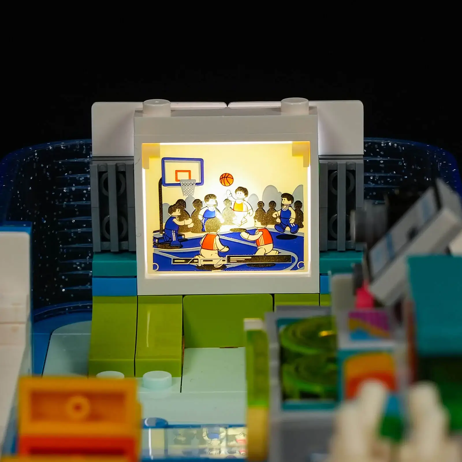 Lumibricks 19010 Streetball Tour Bus mit LED | 1170 Teile – Bild 8