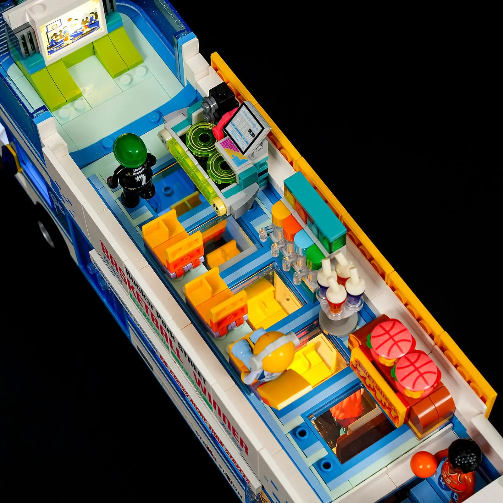 Lumibricks 19010 Streetball Tour Bus mit LED | 1170 Teile – Bild 10