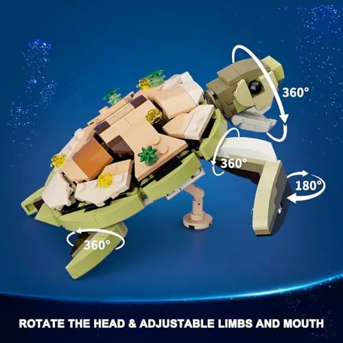 Lumibricks F9072 Turtle Reef Dream mit LED | 835 Teile Ozean – Bild 4