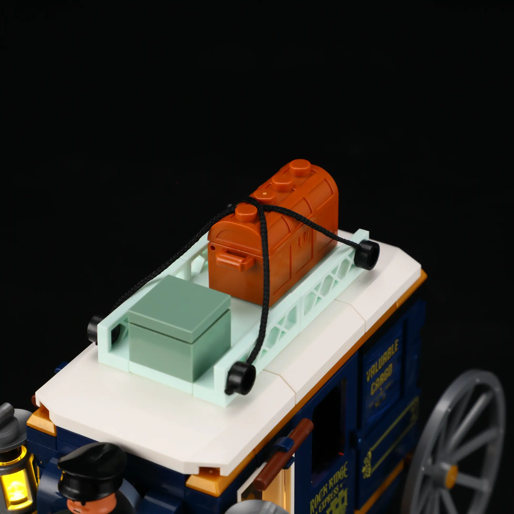 Lumibricks L9099 Schatzpostkutsche mit LED | 309 Teile Western – Bild 10