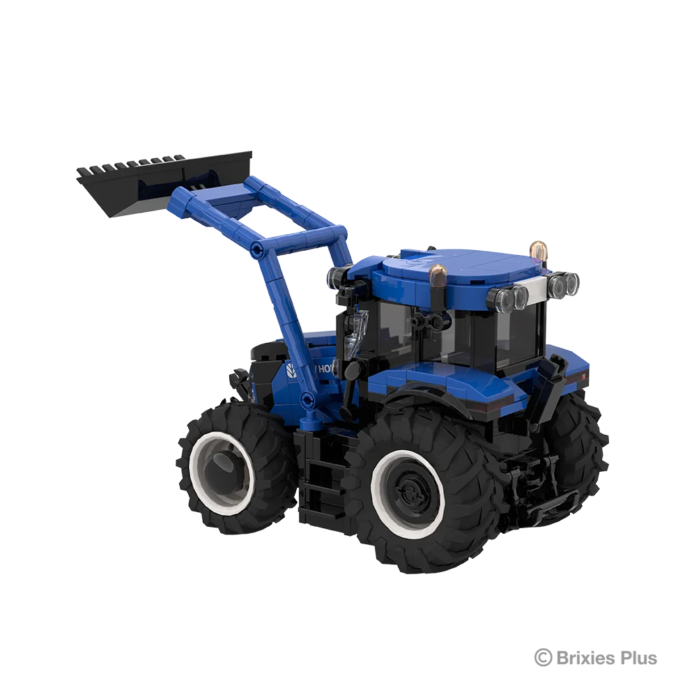 BRIXIES Plus 222.746 New Holland T6 Traktor (382 Teile) | Bauset – Bild 3