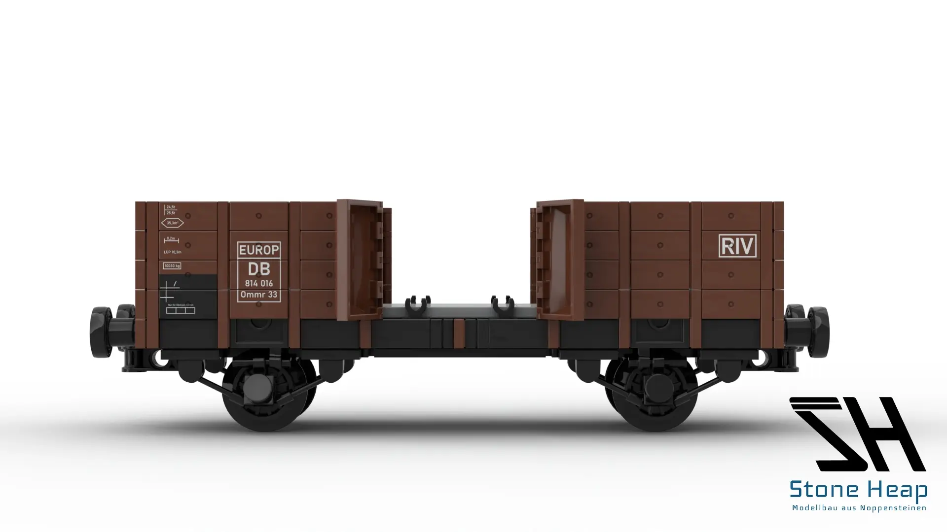 Stone Heap SH-3012 Ommr 33 Güterwagen | 508 Teile – Bild 3