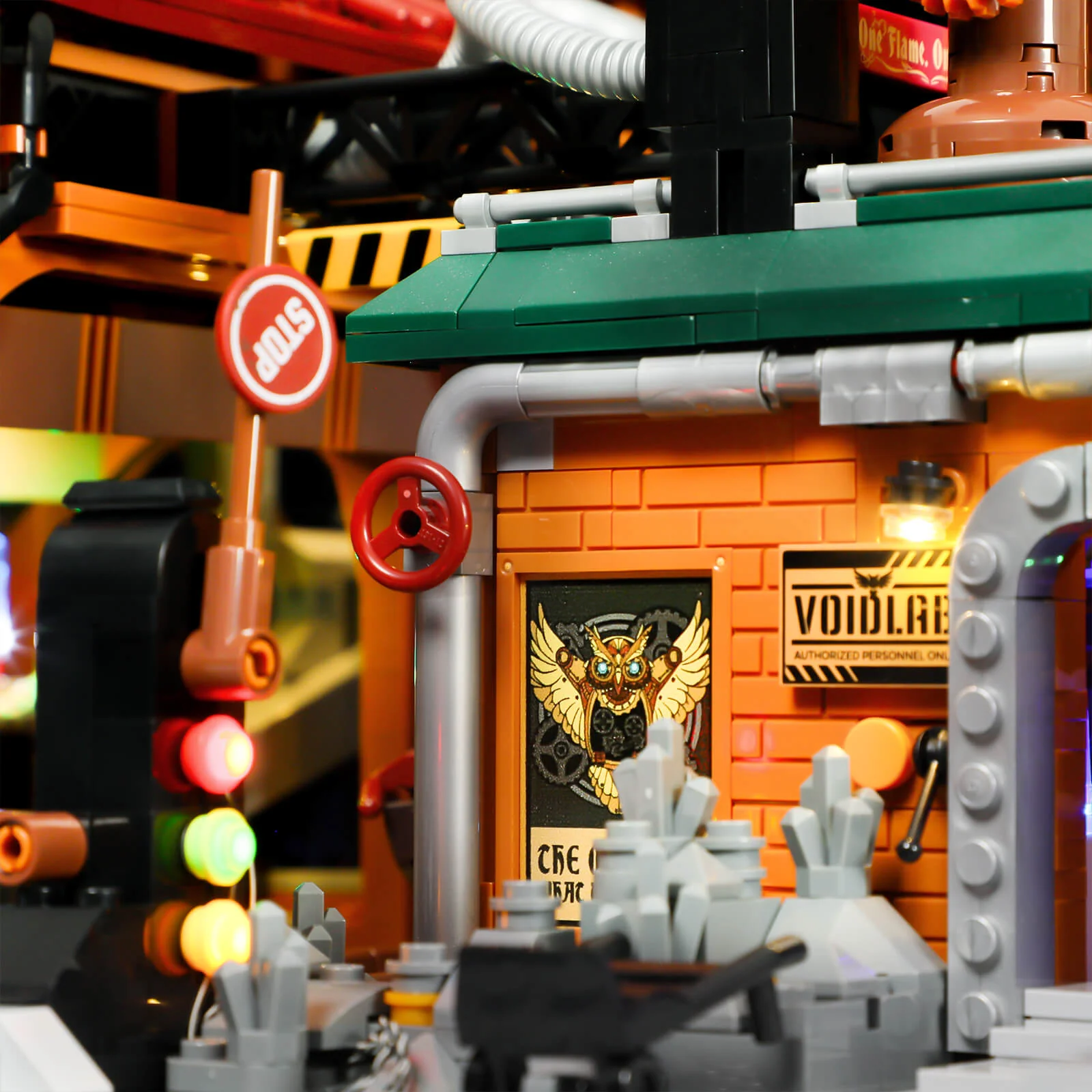 Lumibricks L9101 Ore Factory mit LED | 3138 Teile Steampunk – Bild 9