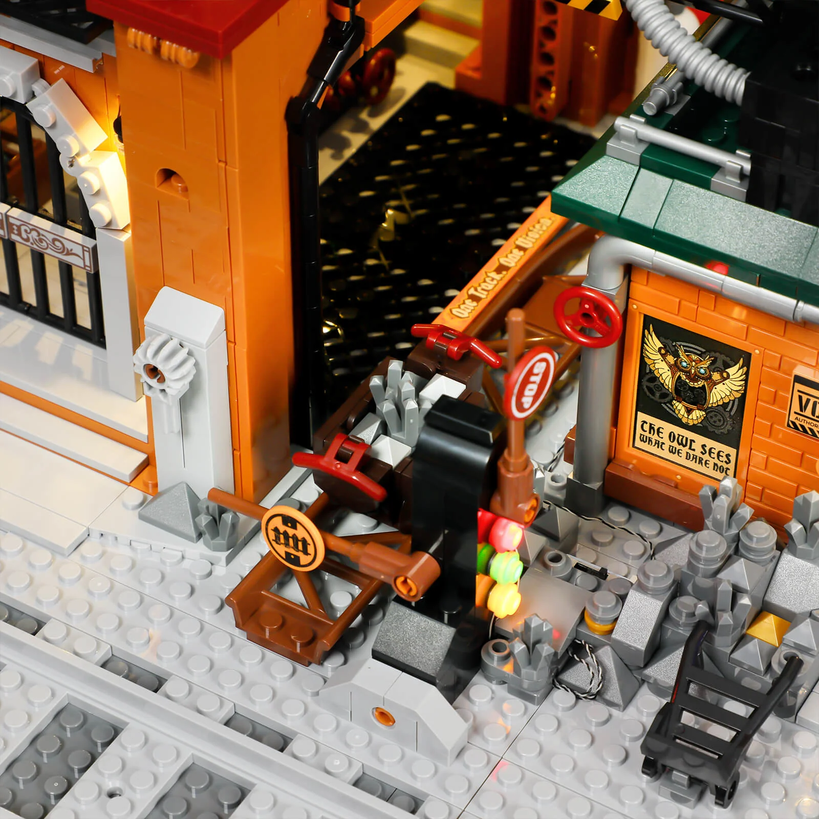 Lumibricks L9101 Ore Factory mit LED | 3138 Teile Steampunk – Bild 11
