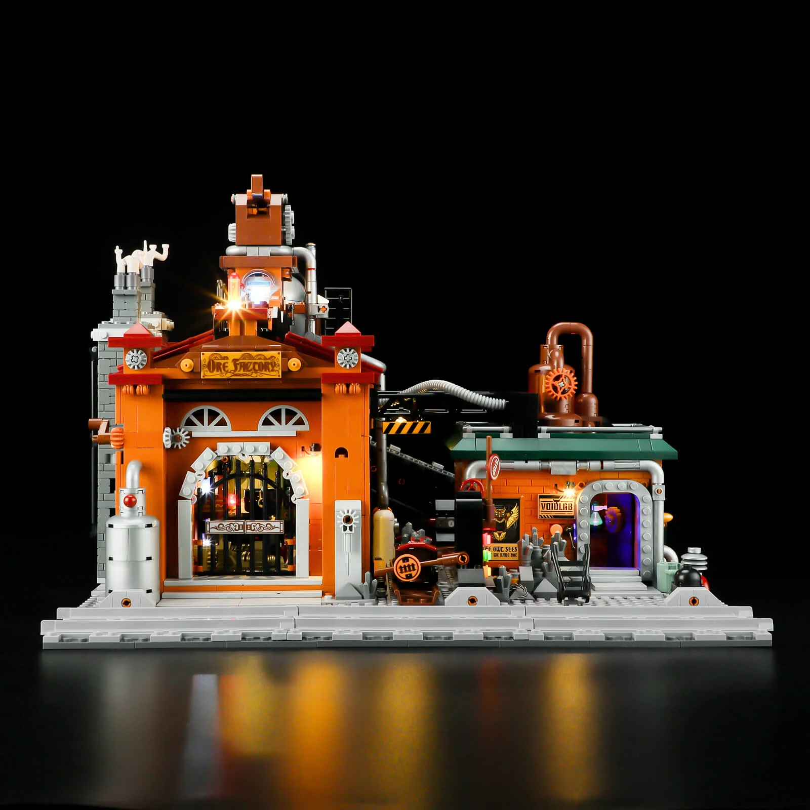 Lumibricks L9101 Ore Factory mit LED | 3138 Teile Steampunk – Bild 3