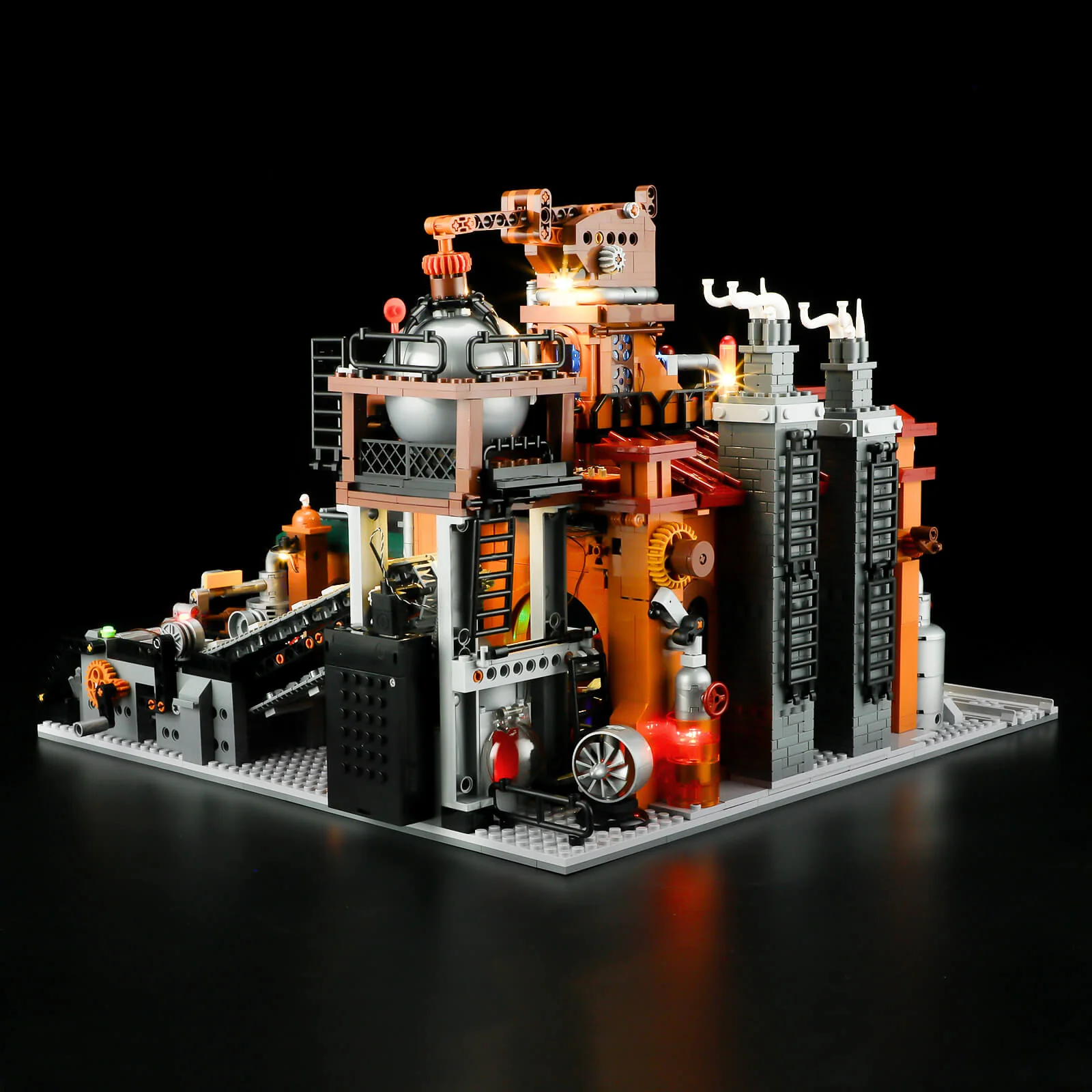 Lumibricks L9101 Ore Factory mit LED | 3138 Teile Steampunk – Bild 4